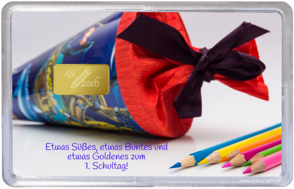 Geschenk zur Einschulung Bunte Schultüte