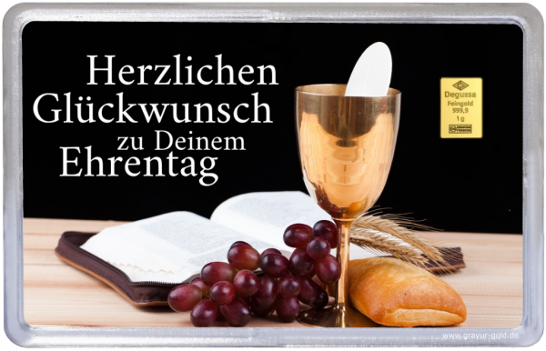 Gold Geschenk Kelch 1g