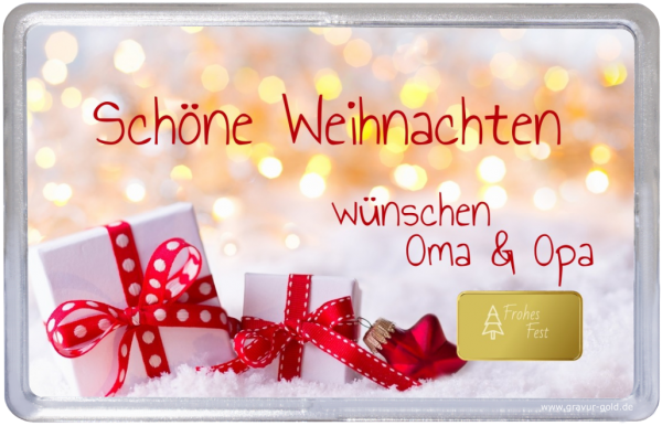 Weihnachtsgeschenk Päckchen