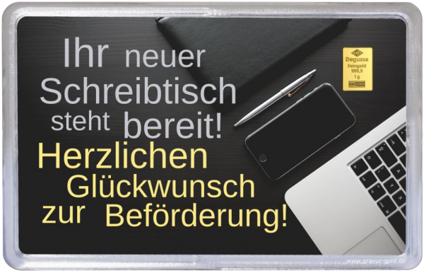 Mitarbeitergeschenk Beförderung