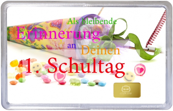 Geschenk zur Einschulung Große Schultüte